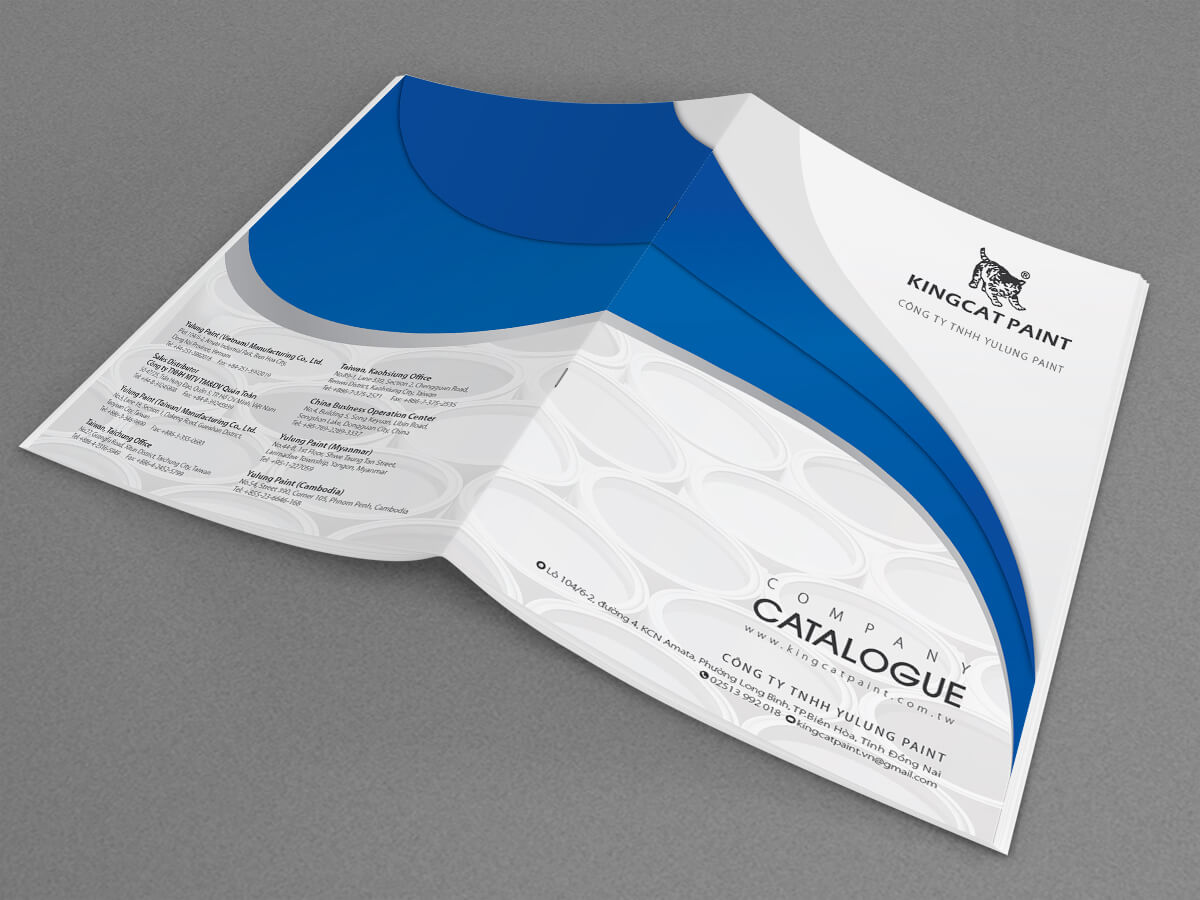 YULUNG PAINT - Thiết kế catalogue